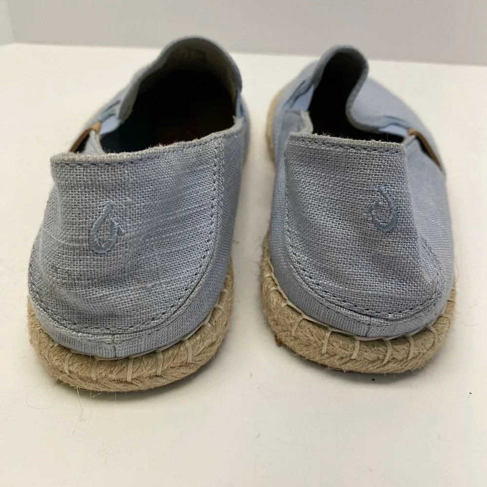 OluKai Kaula Paa Kapa Women's Espadrille Slip On Shoes‎ Light Blue Size W 8